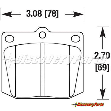 Carbotech CT57 Pads Nissan-Toyota-Mitsubishi Front Axle